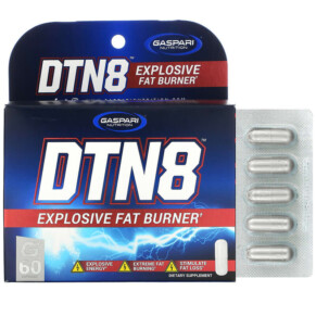 Thực phẩm chức năng Gaspari Nutrition DTN8 Explosive Fat Burner 60 Capsules 646511026537