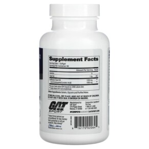Thành phần vi chất của GAT CLA 1250 90 Softgels 816170020645