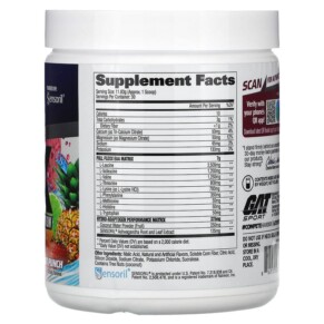 Thành phần vi chất của GAT Flexx EAAs + Hydration Fruit Punch 12.2 oz (345 g) 816170023042
