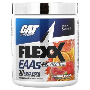Thực phẩm chức năng GAT Flexx EAAs + Hydration Orange Guava 12.2 oz (345 g) 816170022472