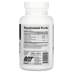 Thành phần vi chất của GAT Joint Support Essentials 60 Tablets 859613220059