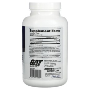 GAT L-Arginine 180 Tablets 3 Thành phần vi chất của GAT L-Arginine 180 Tablets 816170020652