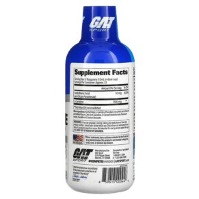GAT L-Carnitine Amino Acid Green Apple 1.500 mg 16 oz (473 ml) 3 Thành phần vi chất của GAT L-Carnitine Amino Acid Green Apple 1.500 mg 16 oz (473 ml) 859613000446