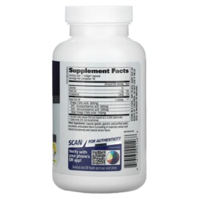 Thành phần vi chất của GAT Omega-3 Lemon 90 Softgels 816170021468