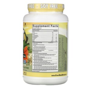 Thành phần vi chất của Genceutic Naturals Plant Head Real Meal Vanilla 2.3 lb (1050 g) 896245268929