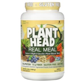 Thực phẩm chức năng Genceutic Naturals Plant Head Real Meal Vanilla 2.3 lb (1050 g) 896245268929