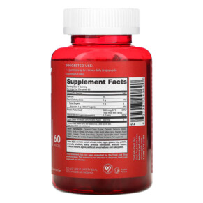 Thành phần vi chất của Goli Nutrition Apple Cider Vinegar Gummies 60 Gummies 627987249620