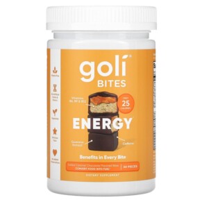 Thực phẩm chức năng Goli Nutrition Energy Bites Salted Caramel Chocolate 30 Pieces 055840400534
