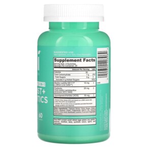 Thành phần vi chất của Goli Nutrition Pre+Post+Probiotics 60 Gummies 055840403962