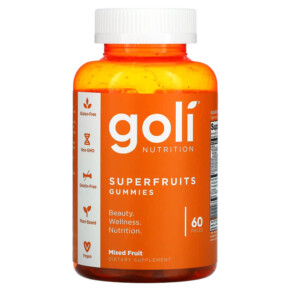 Thực phẩm chức năng Goli Nutrition Superfruit Gummies Mixed Fruit 60 Pieces 628176357423