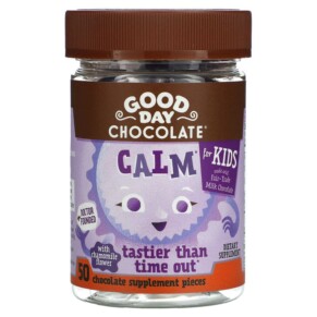 Thực phẩm chức năng Good Day Chocolate Calm For Kids 50 Chocolate Supplement Pieces 858982004321