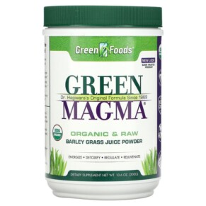 Thực phẩm chức năng Green Foods Corporation Green Magma Barley Grass Juice Powder 10.6 oz (300 g) 083851204667
