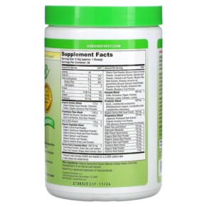 Thành phần vi chất của Greens First Greens First Original 9.86 oz (279.6 g) 819354001003
