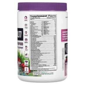 Thành phần vi chất của Greens Plus Advanced Multi Wild Berry Superfood 9.4 oz (267 g) 769745100054