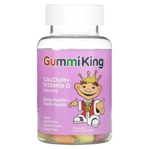 Thực phẩm chức năng GummiKing Calcium + Vitamin D for Kids 60 Gummies 835776000523