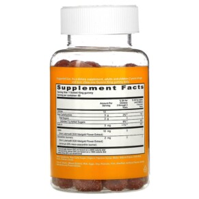 Thành phần vi chất của GummiKing Lutein + Zeaxanthin for Kids Mango 60 Gummies 835776001063