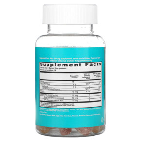 Thành phần vi chất của GummiKing Omega-3 DHA + EPA for Kids Strawberry Orange and Lemon 60 Gummies 835776000837