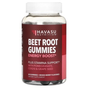 Thực phẩm chức năng Havasu Nutrition Beet Root Gummies Mixed Berry 60 Gummies 850008464645