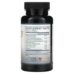 Thành phần vi chất của Havasu Nutrition NeuroIGNITE 30 Capsules 850008464188