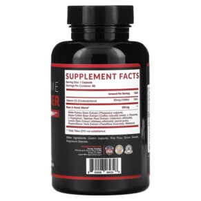 Thành phần vi chất của Havasu Nutrition Nighttime Fat Burner 60 Capsules 850008464348