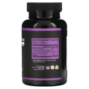 Thành phần vi chất của Havasu Nutrition Saw Palmetto PM Extra Strength 100 Capsules 850008464010