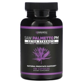 Thực phẩm chức năng Havasu Nutrition Saw Palmetto PM Extra Strength 100 Capsules 850008464010