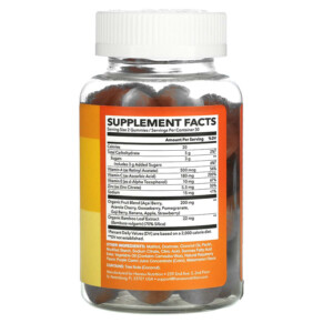 Thành phần vi chất của Havasu Nutrition Superfruit Gummies 60 Gummies 850008464614