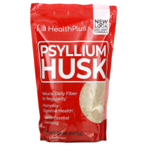 Thực phẩm chức năng Health Plus Inc. Psyllium Husk 24 oz (680 g) 083502401223