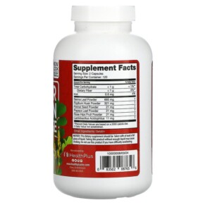 Thành phần vi chất của Health Plus Inc. Super Colon Cleanse 240 Capsules 083502087656