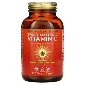 Thực phẩm chức năng HealthForce Superfoods Truly Natural Vitamin C 120 Vegan Caps 650786003469