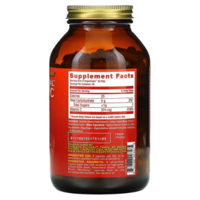 Thành phần vi chất của HealthForce Superfoods Truly Natural Vitamin C Version 3 240 Vegan Caps 650786003575
