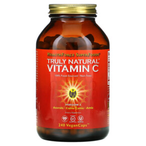 Thực phẩm chức năng HealthForce Superfoods Truly Natural Vitamin C Version 3 240 Vegan Caps 650786003575