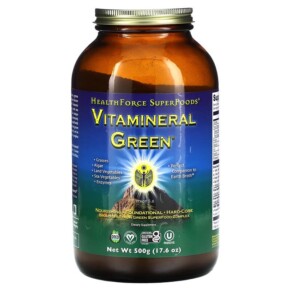 Thực phẩm chức năng HealthForce Superfoods Vitamineral Green Version 5.6 17.6 oz (500 g) 650786000215