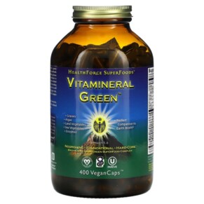 Thực phẩm chức năng HealthForce Superfoods Vitamineral Green Version 5.6 400 VeganCaps 650786000567