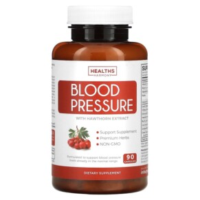 Thực phẩm chức năng Healths Harmony Blood Pressure with Hawthorn Extract 90 Capsules 638037152821