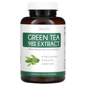 Thực phẩm chức năng Healths Harmony Green Tea 98% Extract 120 Capsules 646648875633