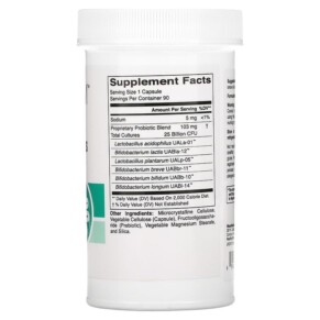 Thành phần vi chất của HealthyBiom Adult 50+ Probiotics 25 Billion CFU 90 Veggie Capsules 898220015764