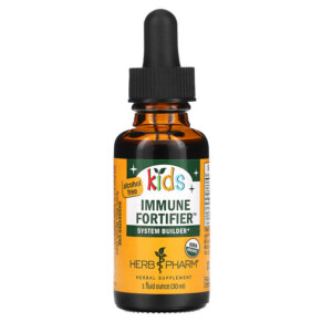 Thực phẩm chức năng Herb Pharm Kid's Immune Fortifier System Builder Alcohol Free 1 fl oz (30 ml) 090700030834