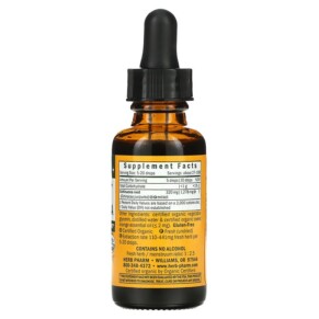 Thành phần vi chất của Herb Pharm Kids Echinacea Alcohol Free Orange Flavored 1 fl oz (30 ml) 090900000705