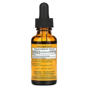 Thành phần vi chất của Herb Pharm Maca 1 fl oz (30 ml) 090700003463