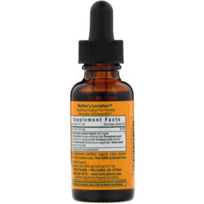 Thành phần vi chất của Herb Pharm Mother's Lactation 1 fl oz (30 ml) 090700003579