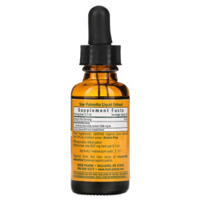 Thành phần vi chất của Herb Pharm Saw Palmetto 1 fl oz (30 ml) 090800000218