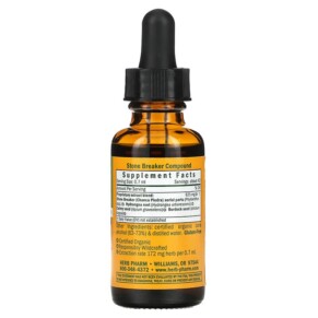 Thành phần vi chất của Herb Pharm Stone Breaker 1 fl oz (30 ml) 090900000309