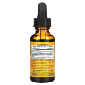 Thành phần vi chất của Herb Pharm Thyroid Calming 1 fl oz (30 ml) 090800000768