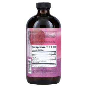 Thành phần vi chất của Heritage Store Black Seed Oil 16 fl oz (473 ml) 076970825714