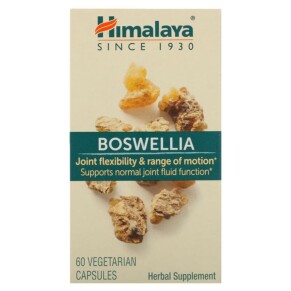 Thực phẩm chức năng Himalaya Boswellia 60 Vegetarian Capsules 605069416016