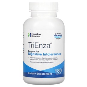 Thực phẩm chức năng Houston Enzymes TriEnza Enzyme For Digestive Intolerances 180 Capsules 898631000267