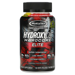 Thực phẩm chức năng Hydroxycut Hardcore Elite 100 Rapid-Release Thermo Caps 631656603361