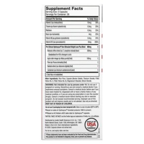 Thành phần vi chất của Hydroxycut Pro Clinical Hydroxycut Non-Stimulant 72 Rapid-Release Capsules 631656608809