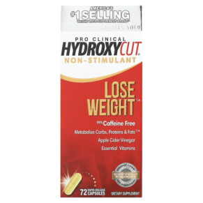 Thực phẩm chức năng Hydroxycut Pro Clinical Hydroxycut Non-Stimulant 72 Rapid-Release Capsules 631656608809